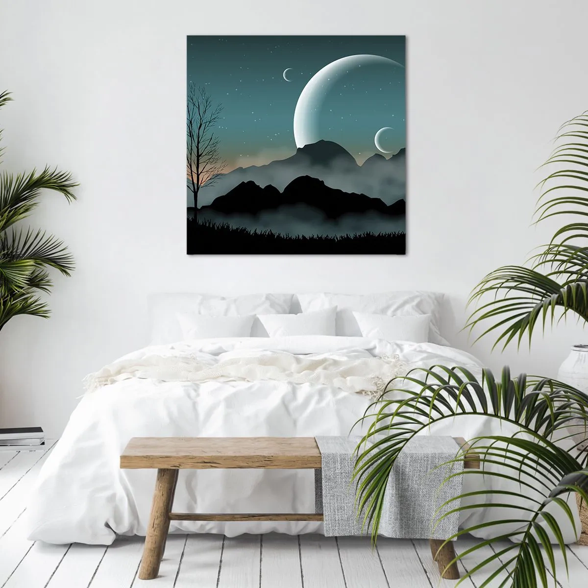 Obraz na plátne - Karneval hviezdnej noci - 70x70 cm