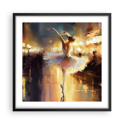 Plagát v čiernom ráme - Zázrak na ulici - 50x50 cm