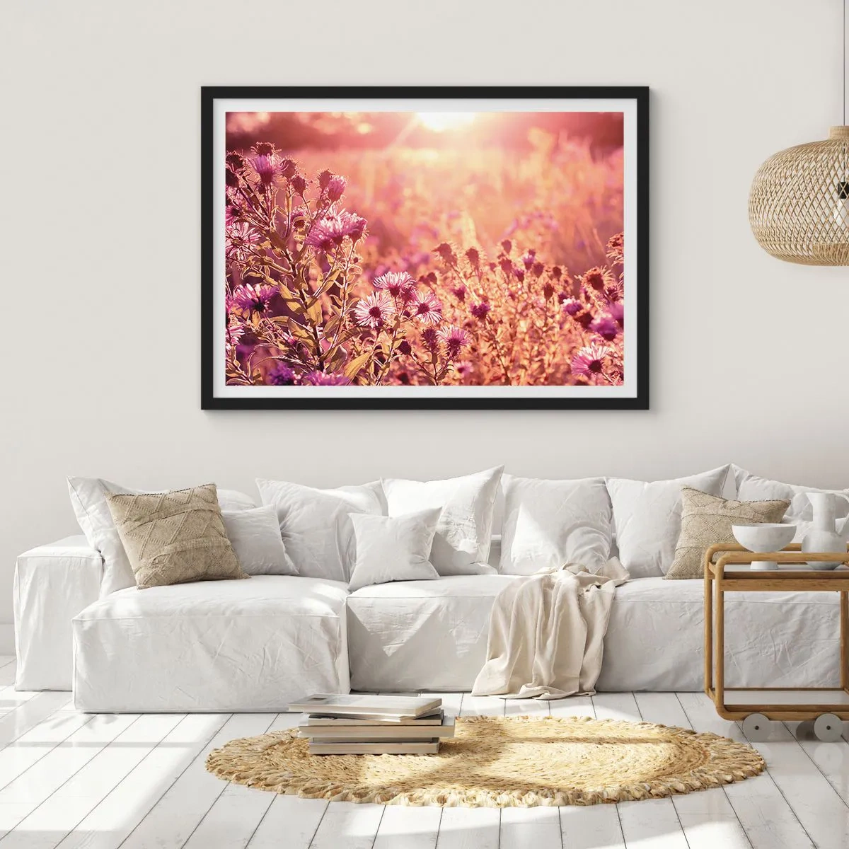 Plagát v čiernom ráme - Než skončí leto - 50x40 cm