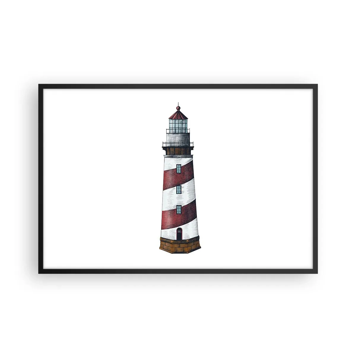 Plagát v čiernom ráme - Vždy na stráži - 91x61 cm