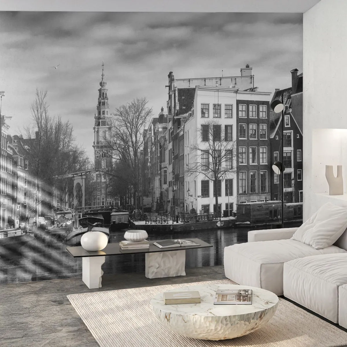 Fototapeta Premium Sand - Amsterdamské vibrácie - Mesto, Amsterdam, Architektúra - 500x350 cm