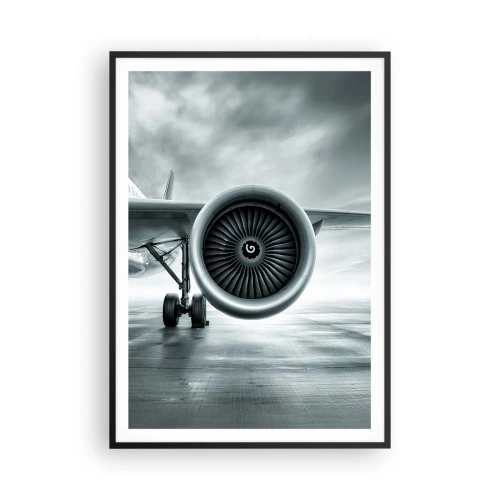 Plagát v čiernom ráme - Toto je sila! - 70x100 cm