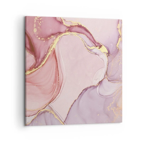 Obraz na plátne - Maznanie farieb - 50x50 cm