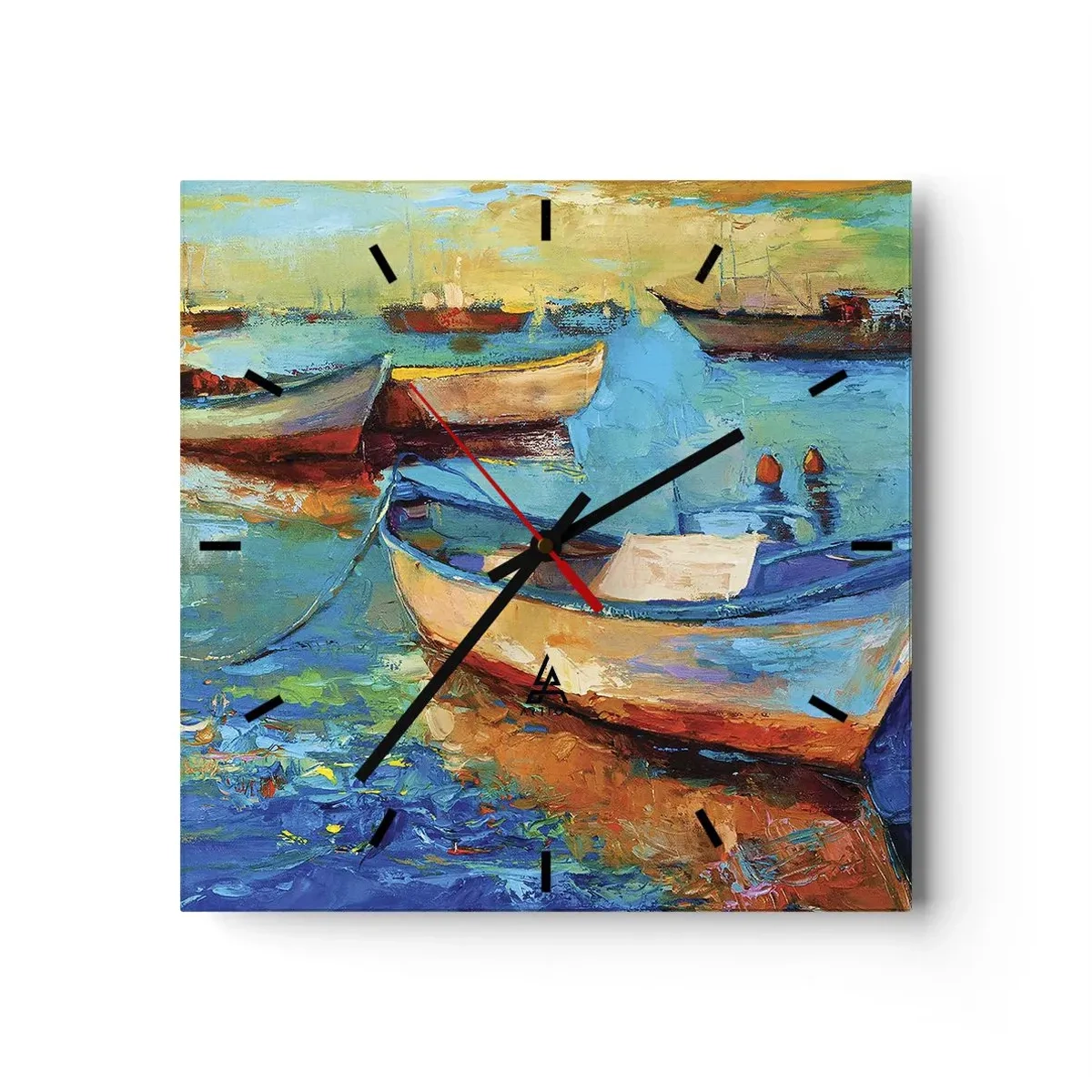 Nástenné hodiny - V južnom zálive - 30x30 cm