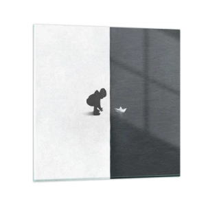 Obraz na skle - Veľká výprava - 50x50 cm