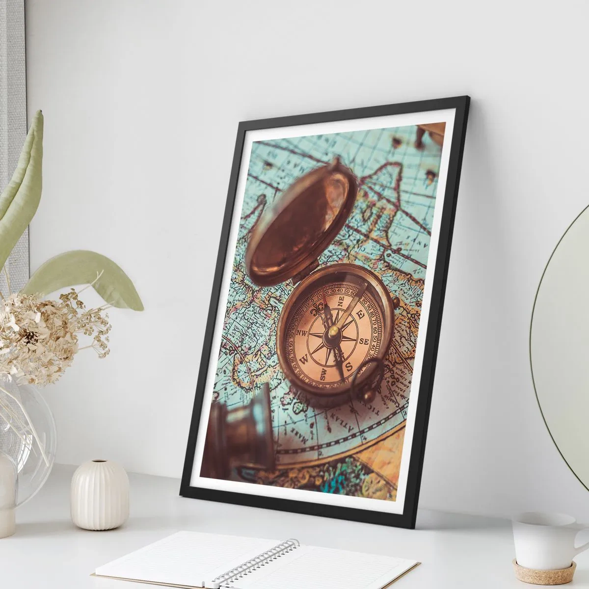 Plagát v čiernom ráme - Pre dobrodruha - 61x91 cm