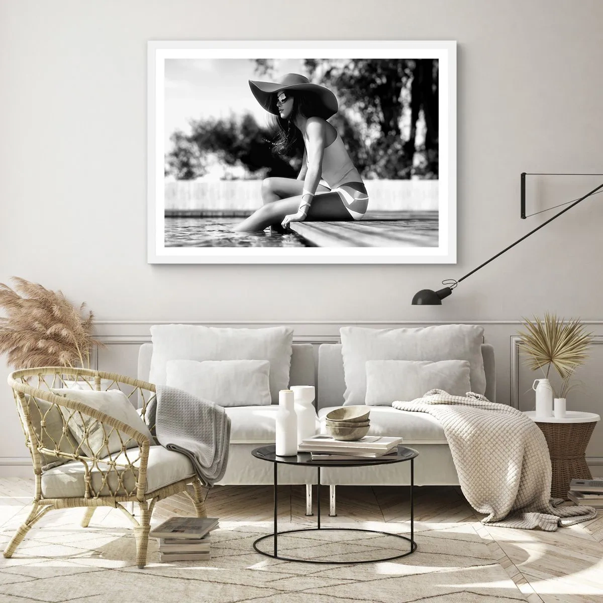Plagát v bielom ráme - Letný sen - 100x70 cm