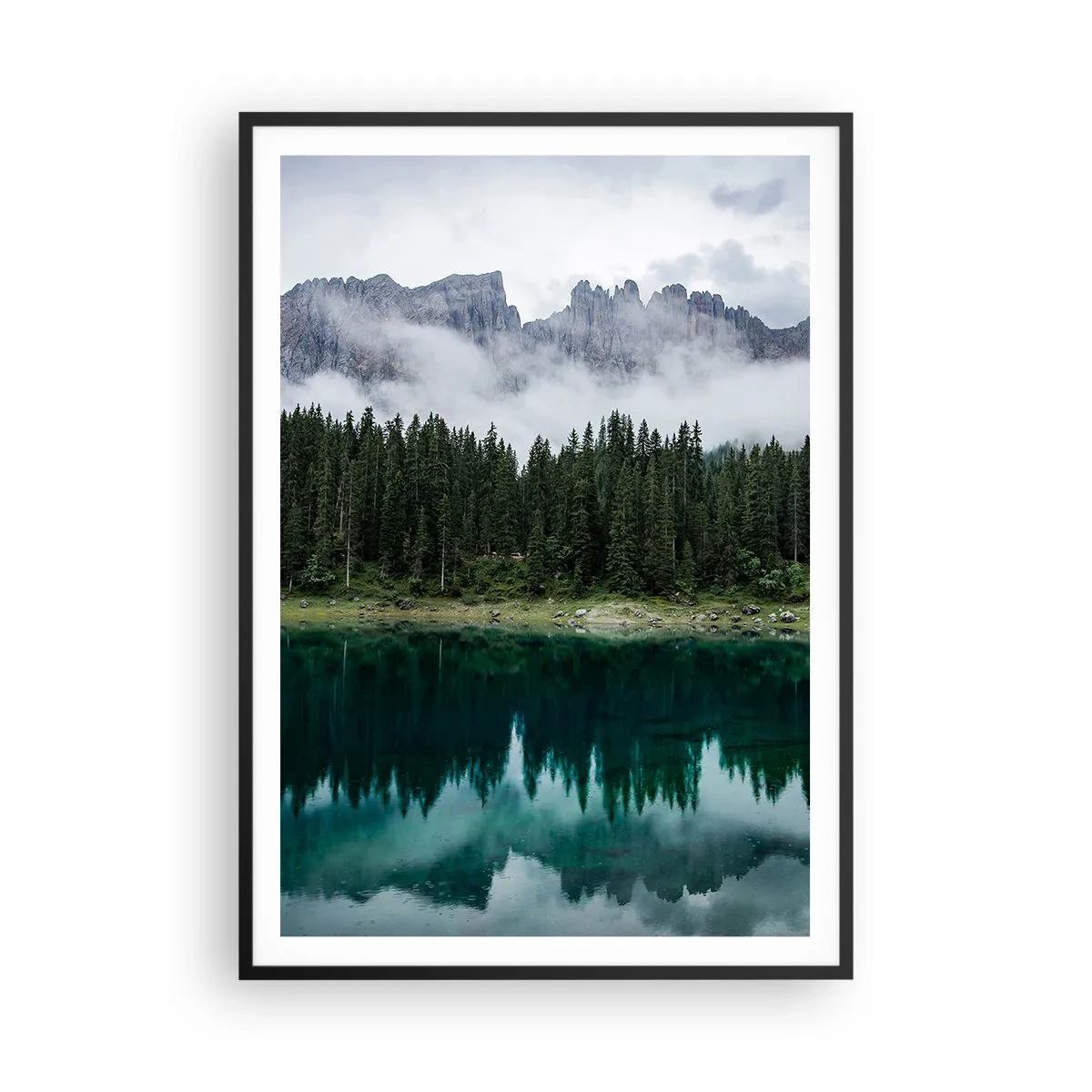 Plagát v čiernom ráme - Ticho, ticho, neprebuďme spiacu vodu…. - 70x100 cm