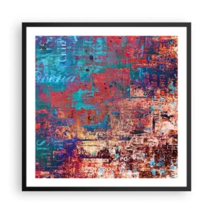 Plagát v čiernom ráme - Pamäť a zabudnutie - 60x60 cm