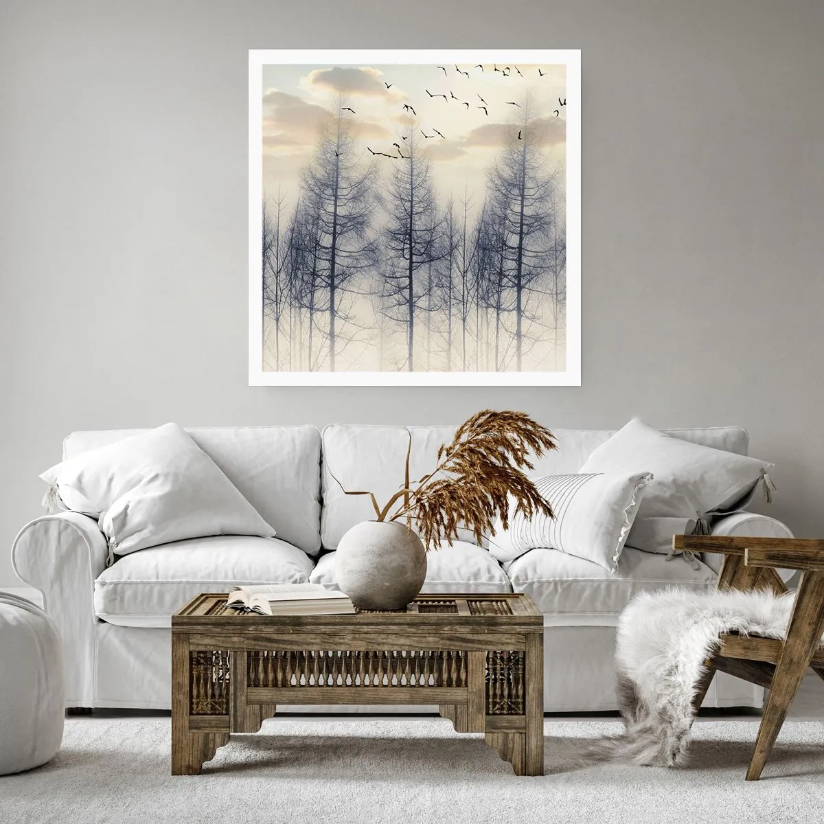 Plagát - Duchovia lesa - 40x40 cm