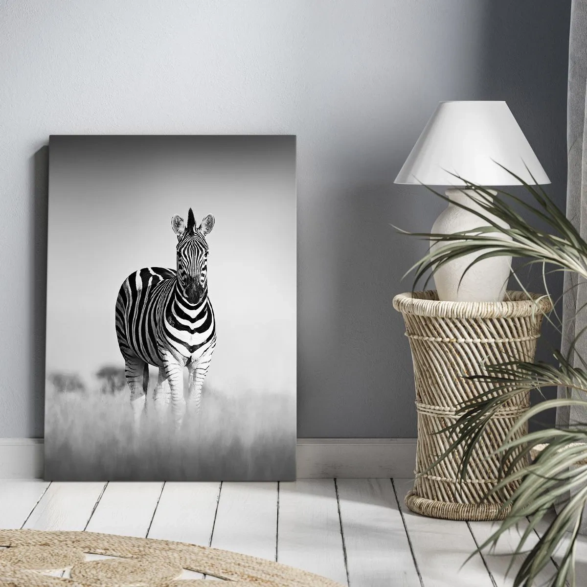 Obraz na plátne - A svet je aj tak čierno-biely - 50x70 cm