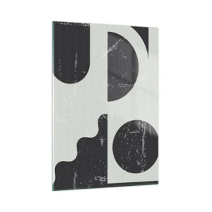 Obraz na skle - Kompozícia nad a pod - 50x70 cm