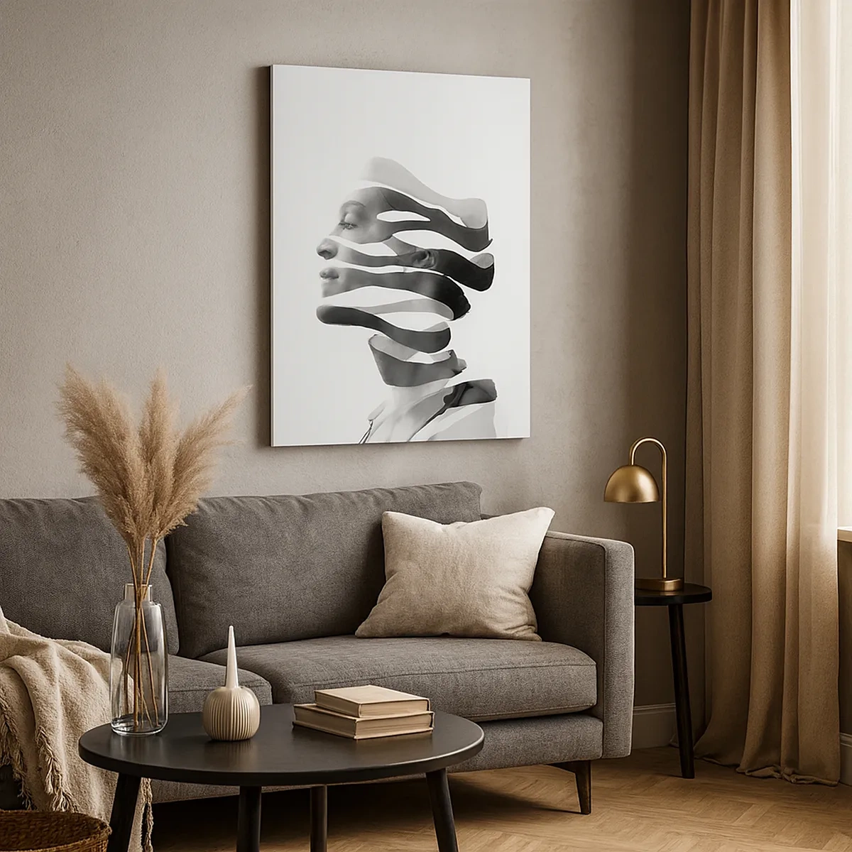 Obraz na plátne - Surrealistický portrét - 50x70 cm