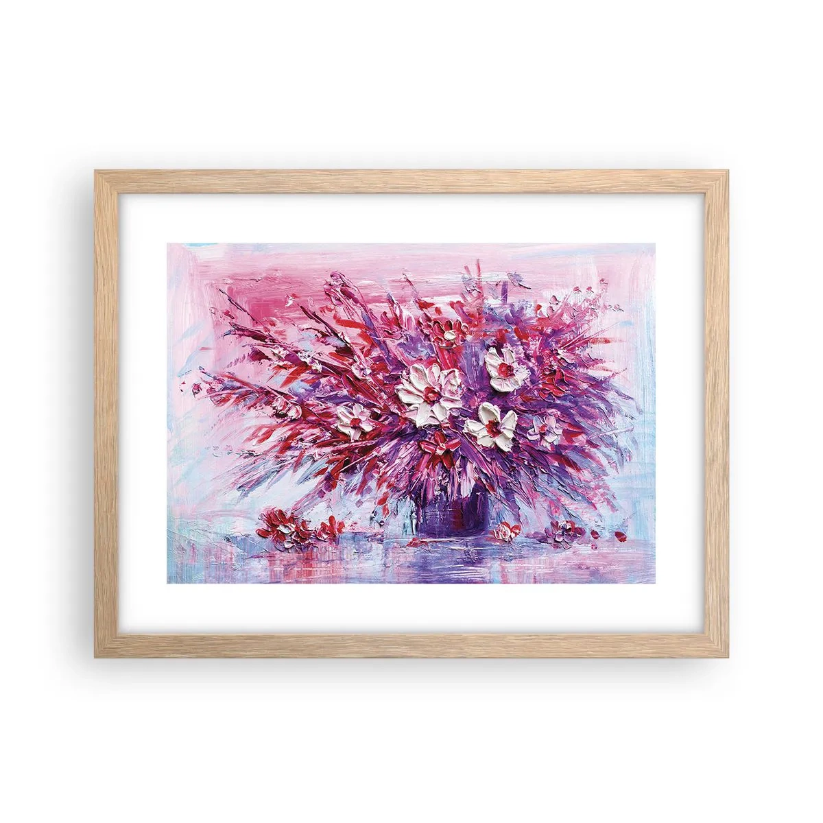 Plagát v ráme zo svetlého duba - Nevinnosť a vášeň - 40x30 cm