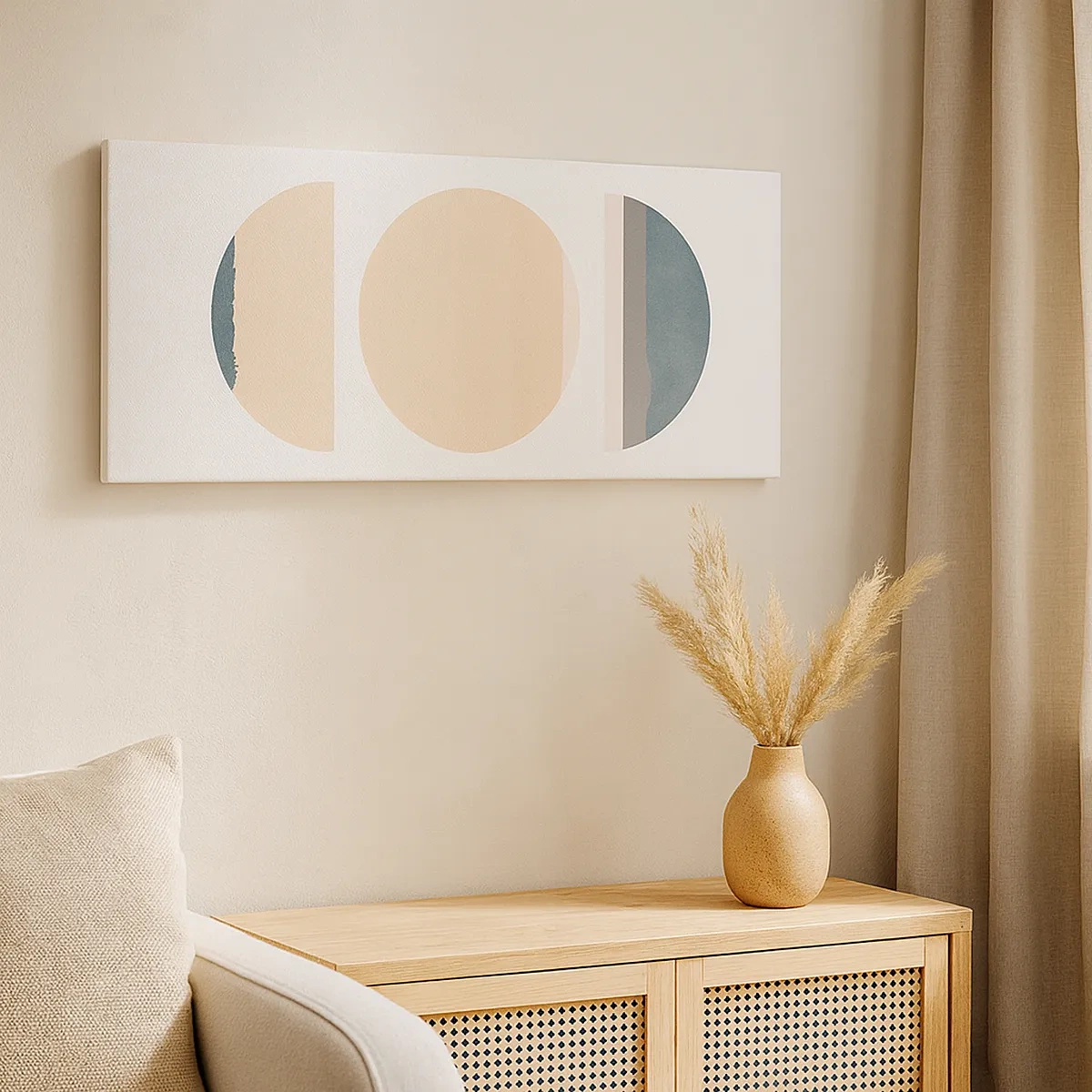 Obraz na plátne - Kruh za kruhom - 30x30 cm