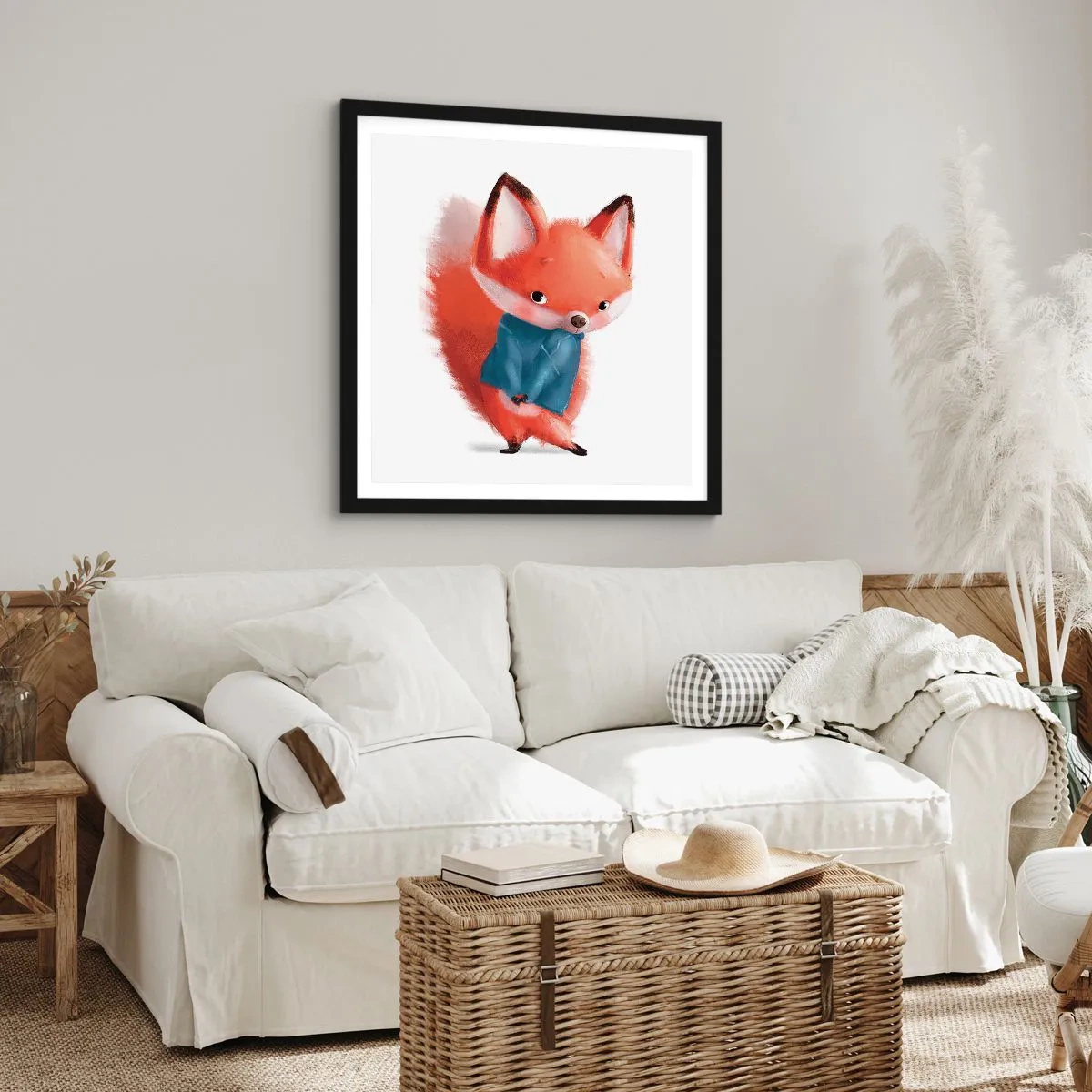 Plagát v čiernom ráme - Pristane mi to? - 30x30 cm