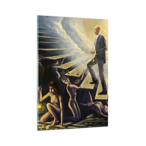 Obraz na skle - Dantovo putovanie k svetlu - 80x120 cm