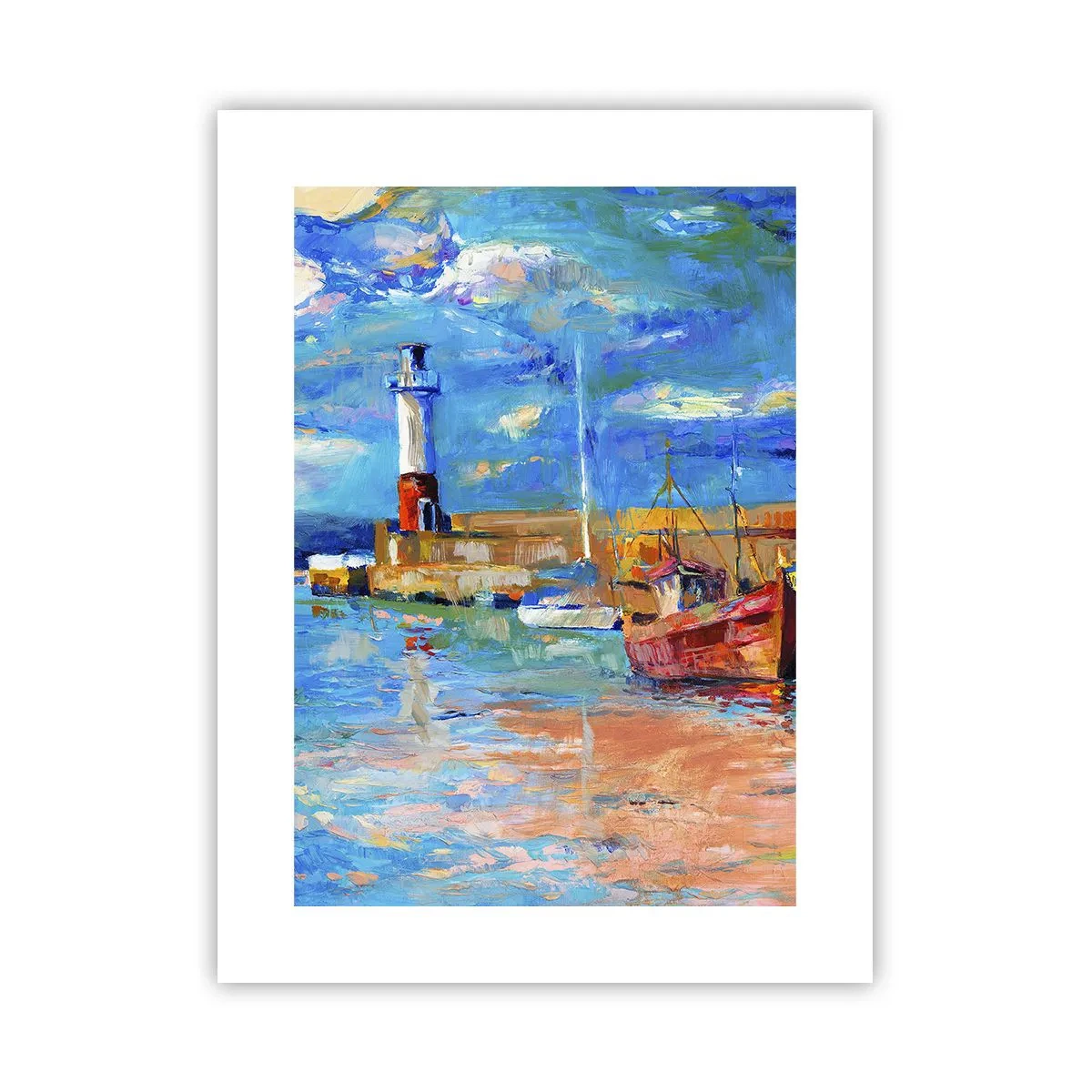 Plagát - Popoludní v dúhovom zálive - 30x40 cm