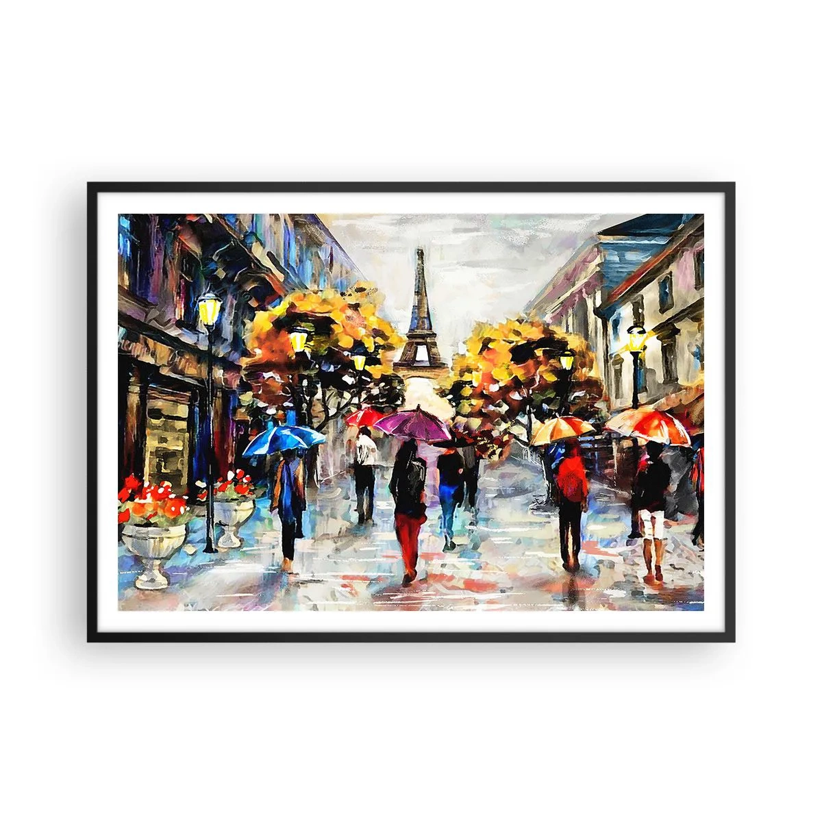 Plagát v čiernom ráme - Na jeseň obzvlášť krásny - 100x70 cm
