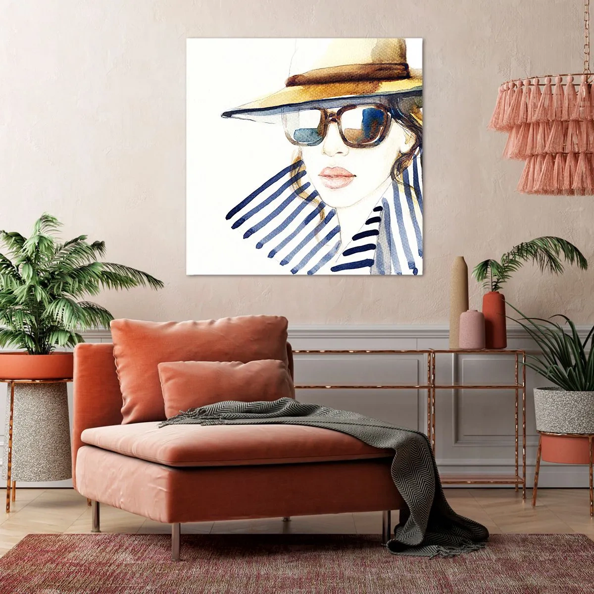 Obraz na plátne - Florida víta! - 40x40 cm