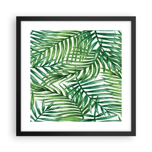 Plagát v čiernom ráme - Pod zeleným baldachýnom - 40x40 cm