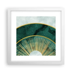 Plagát v bielom ráme - Iná slnečná sústava - 30x30 cm