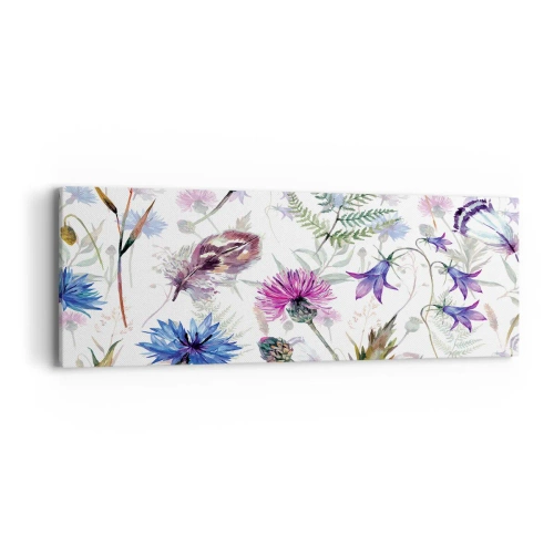 Obraz na plátne - Poľský herbár - 90x30 cm
