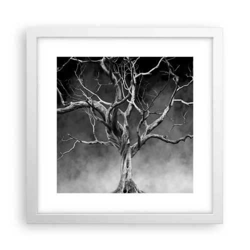 Plagát v bielom ráme - Pôvodné a sväté - 30x30 cm