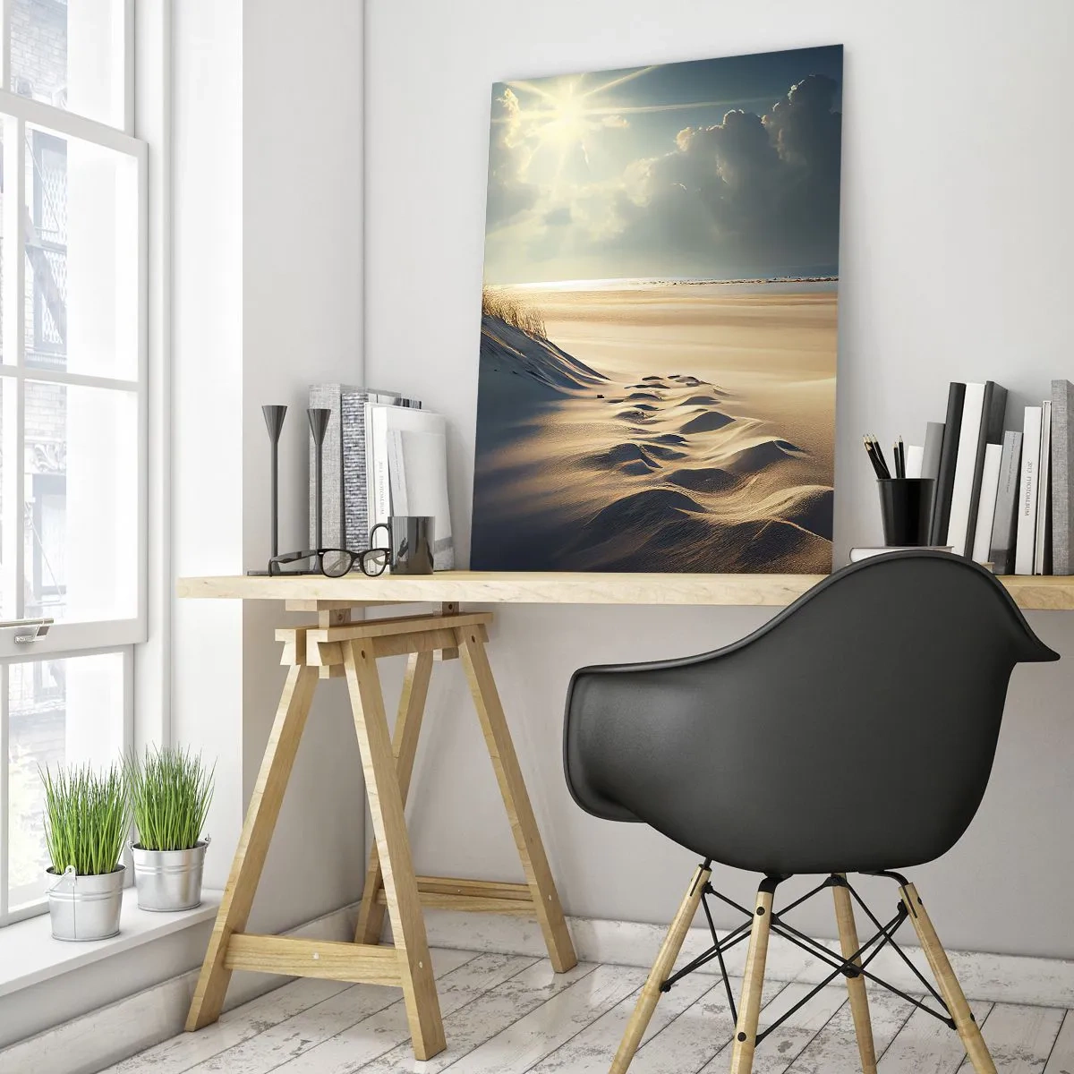 Obraz na skle - Upokojujúca krajina - 50x70 cm