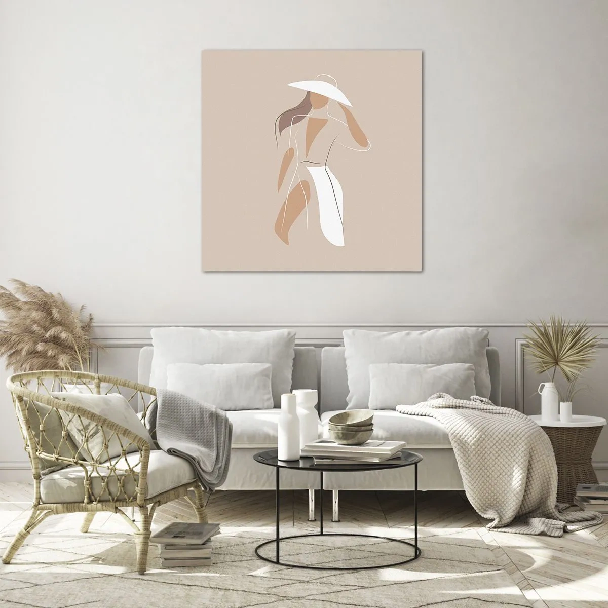 Obraz na skle - Móda je zábava - 70x70 cm