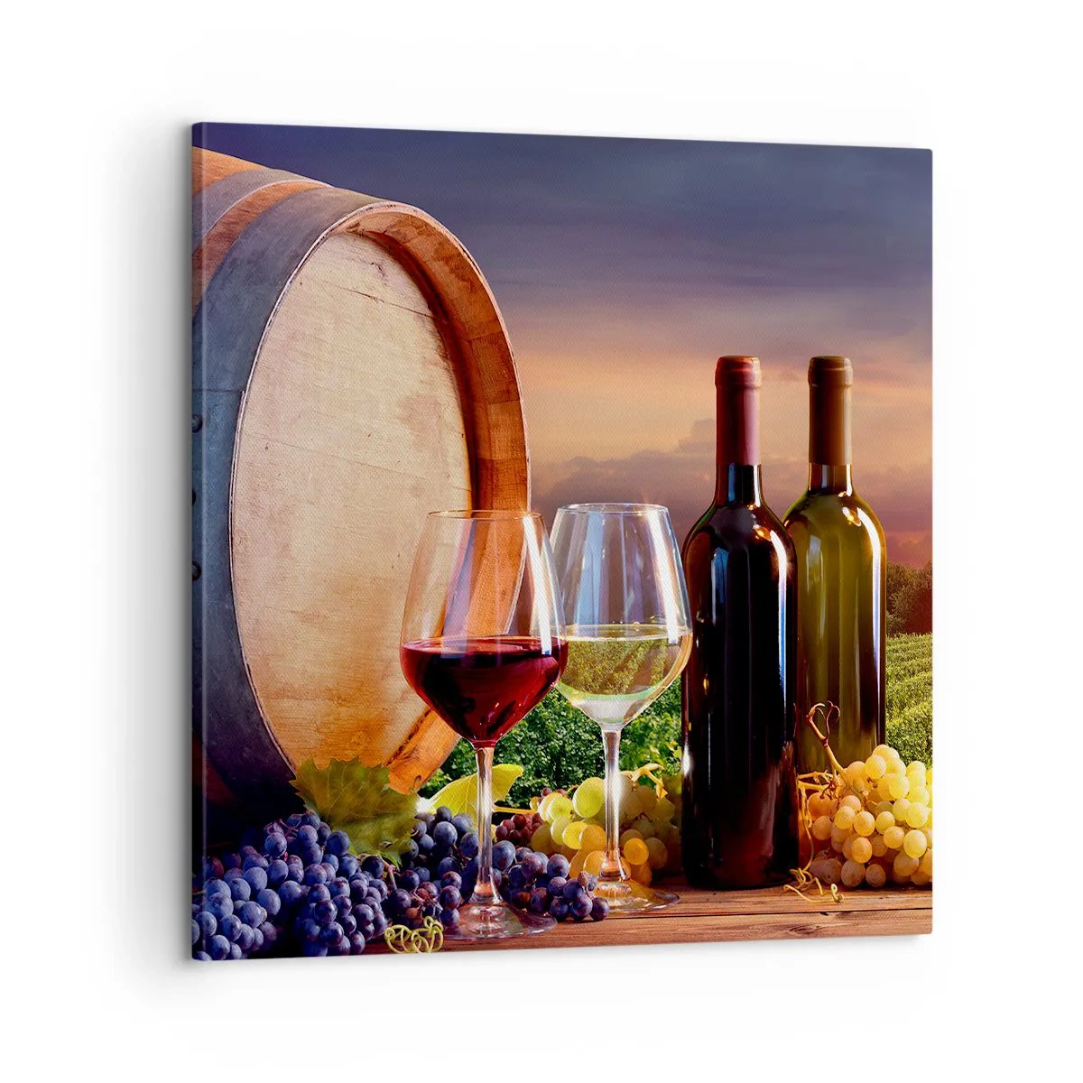 Obraz na plátne - Tu má život chuť - 60x60 cm