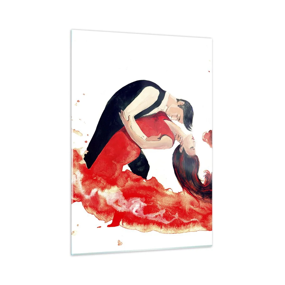 Obraz na skle - Tango - zmyselná vlna - 50x70 cm