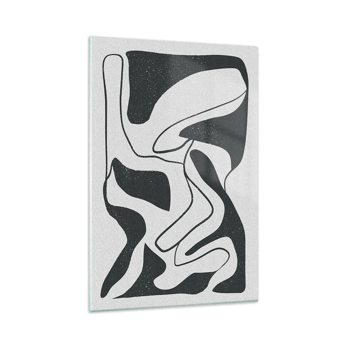 Obraz na skle - Abstraktná hra v labyrinte - 80x120 cm