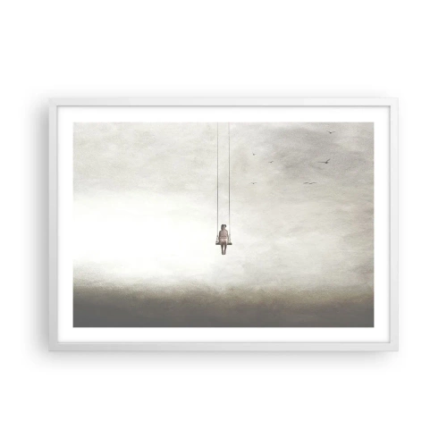 Plagát v bielom ráme - Dieťa v nás - 70x50 cm