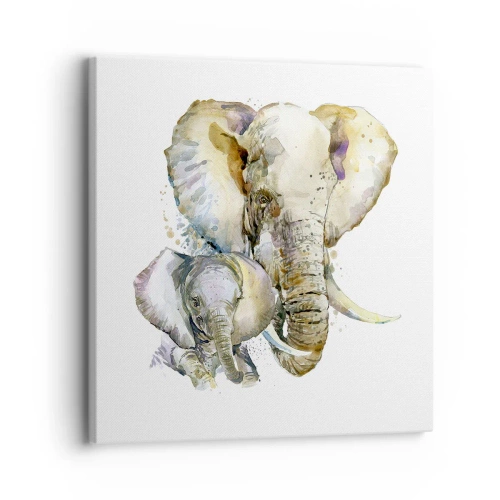 Obraz na plátne - Najlepšie je u mamy - 30x30 cm