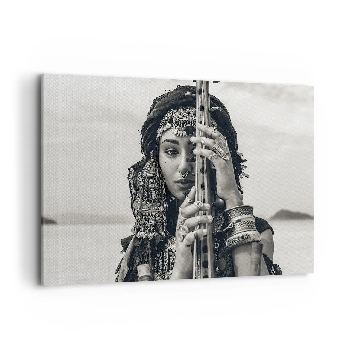 Obraz na plátne - Samotná hudba orientu - 120x80 cm