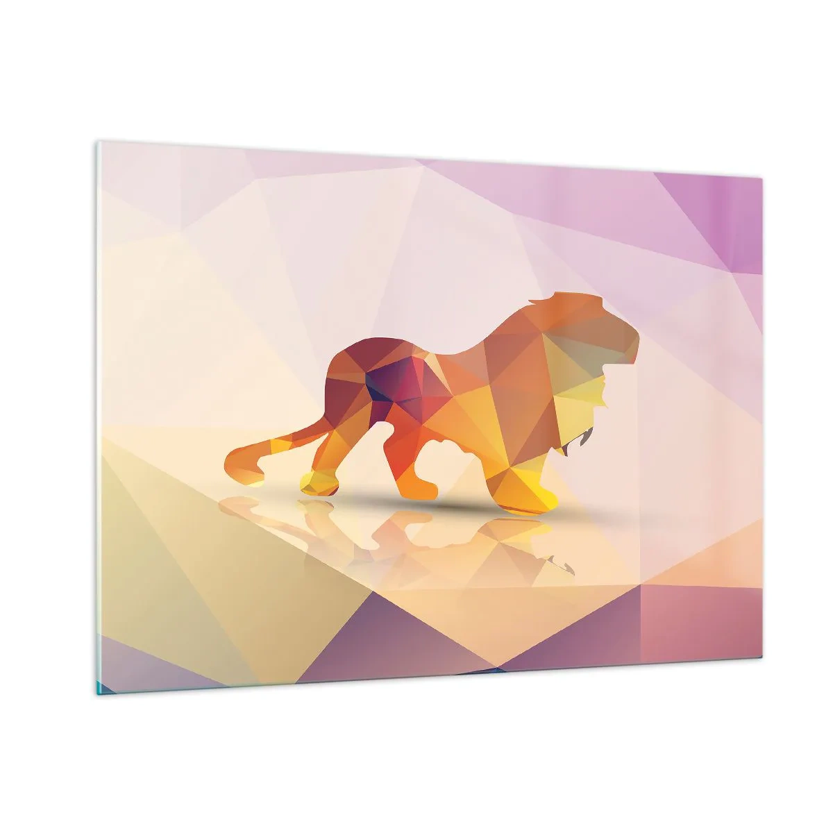 Obraz na skle - Diamantový kráľ - 100x70 cm