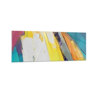 Obraz na skle - Anatómia svetla - 140x50 cm