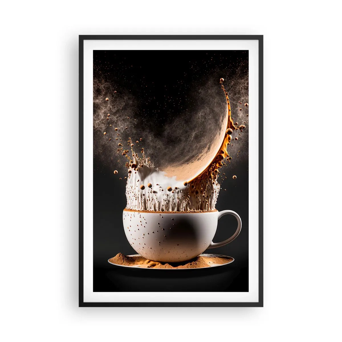 Plagát v čiernom ráme - Explózia chuti - 61x91 cm