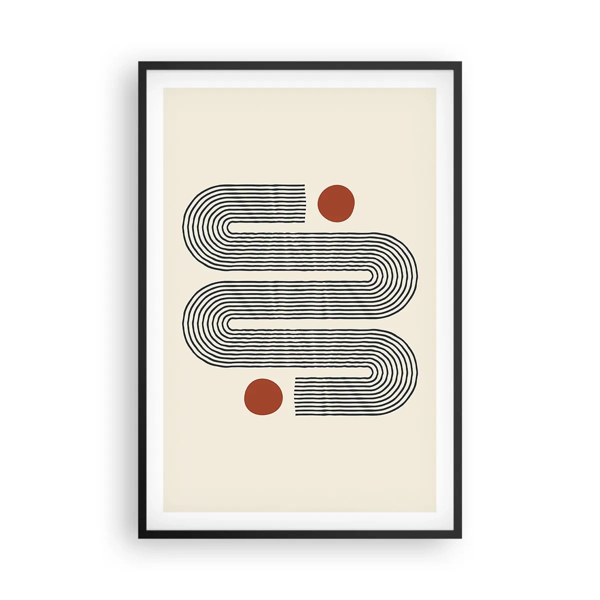 Plagát v čiernom ráme - Od začiatku do konca - 61x91 cm