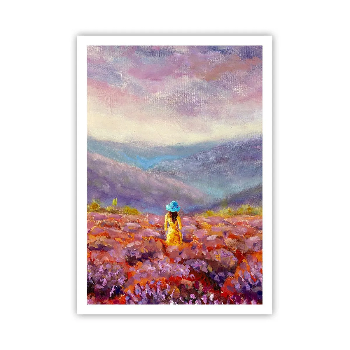 Plagát - V levanduľovom svete - 70x100 cm