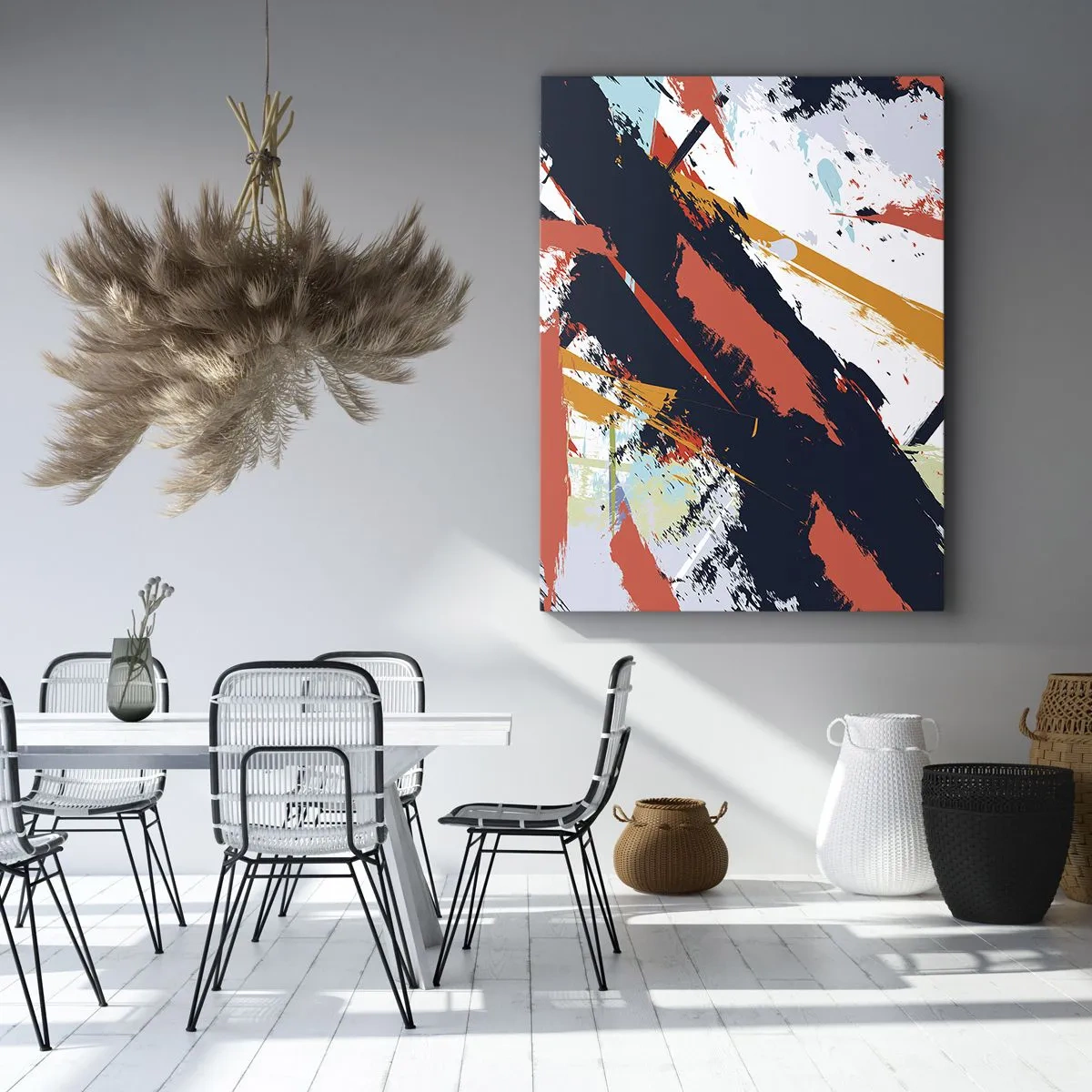 Obraz na plátne - Dynamická kompozícia - 50x70 cm