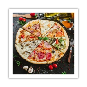 Plagát - Vejár chutí - 60x60 cm