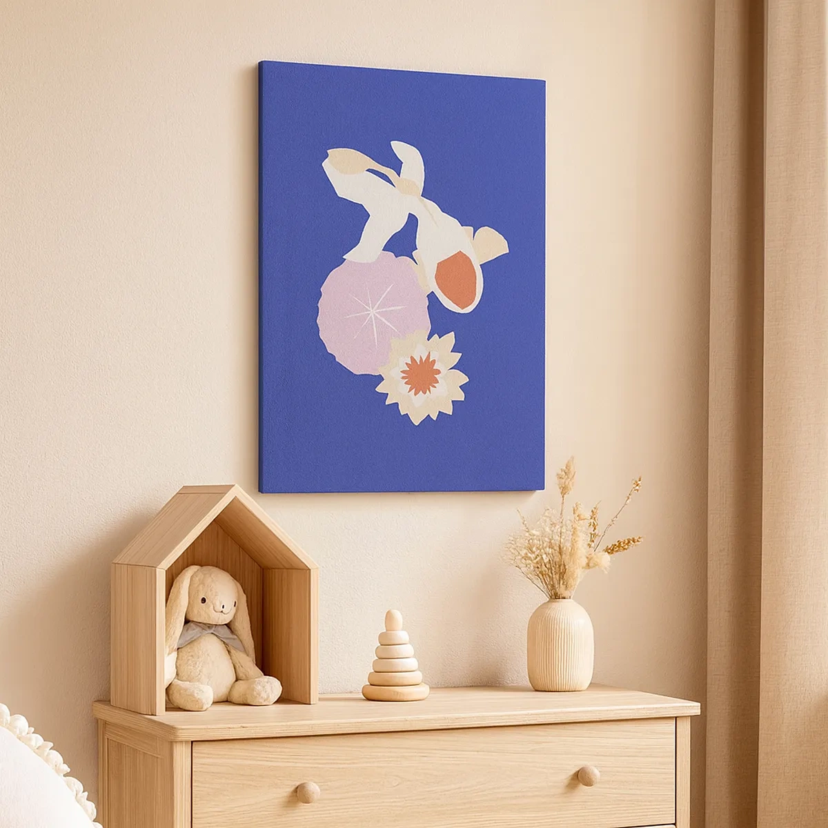 Obraz na plátne - Kompozícia kvetov a pukov - 50x70 cm