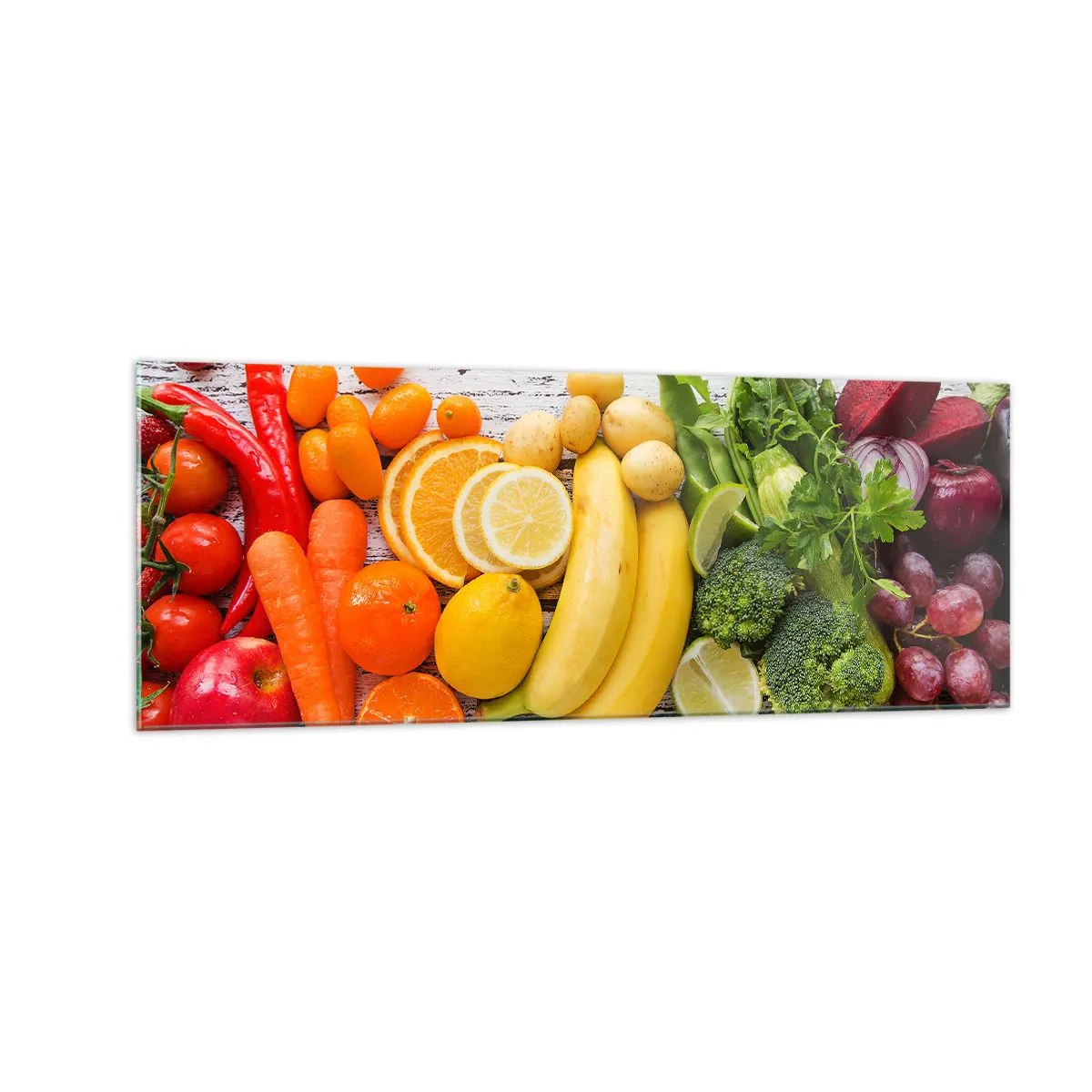 Obraz na skle - To nestačí? - 140x50 cm