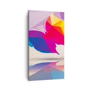 Obraz na plátne - Motýlia dúha - 45x80 cm