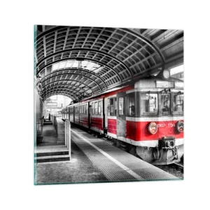 Obraz na skle - Možno je to životná cesta? - 40x40 cm