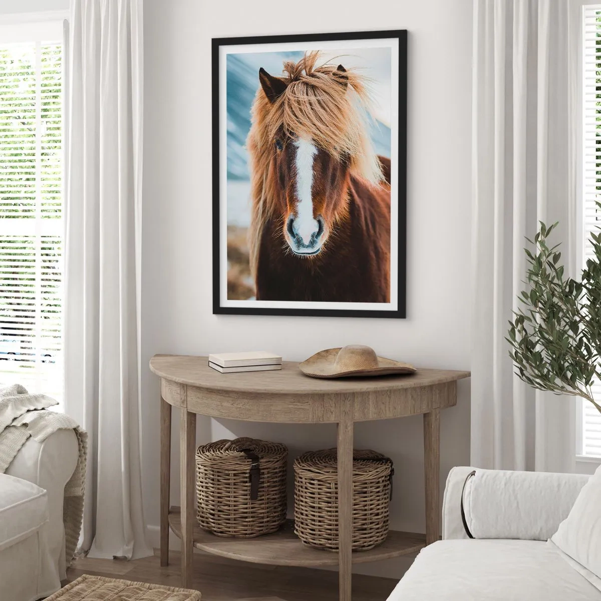 Plagát v čiernom ráme - Cítiš slobodu? - 61x91 cm