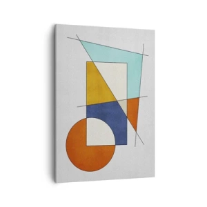 Obraz na plátne - Abstrakcia: modernistická zábava - 50x70 cm