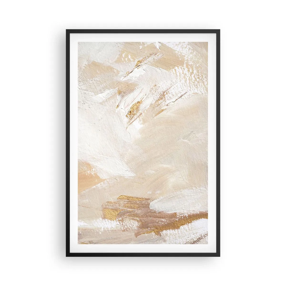 Plagát v čiernom ráme - Pastelová kompozícia - 61x91 cm